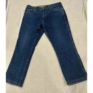 Duluth Trading Men's Ballroom Double Flex Standard Fit Jeans 38 x 28